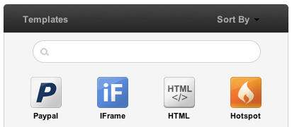 Lujure Templates section